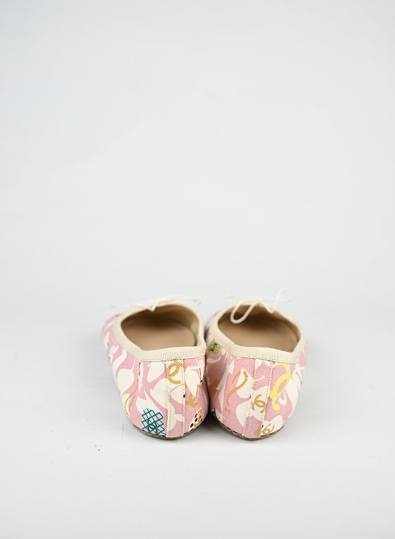 Chanel Ballerine tessuto fantasia - N. 40