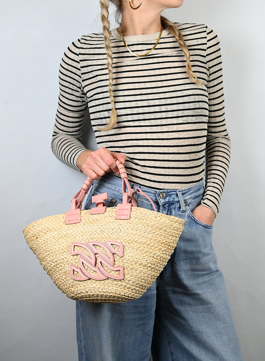 Casadei Borsa in rafia -  lesleyluxuryvintage