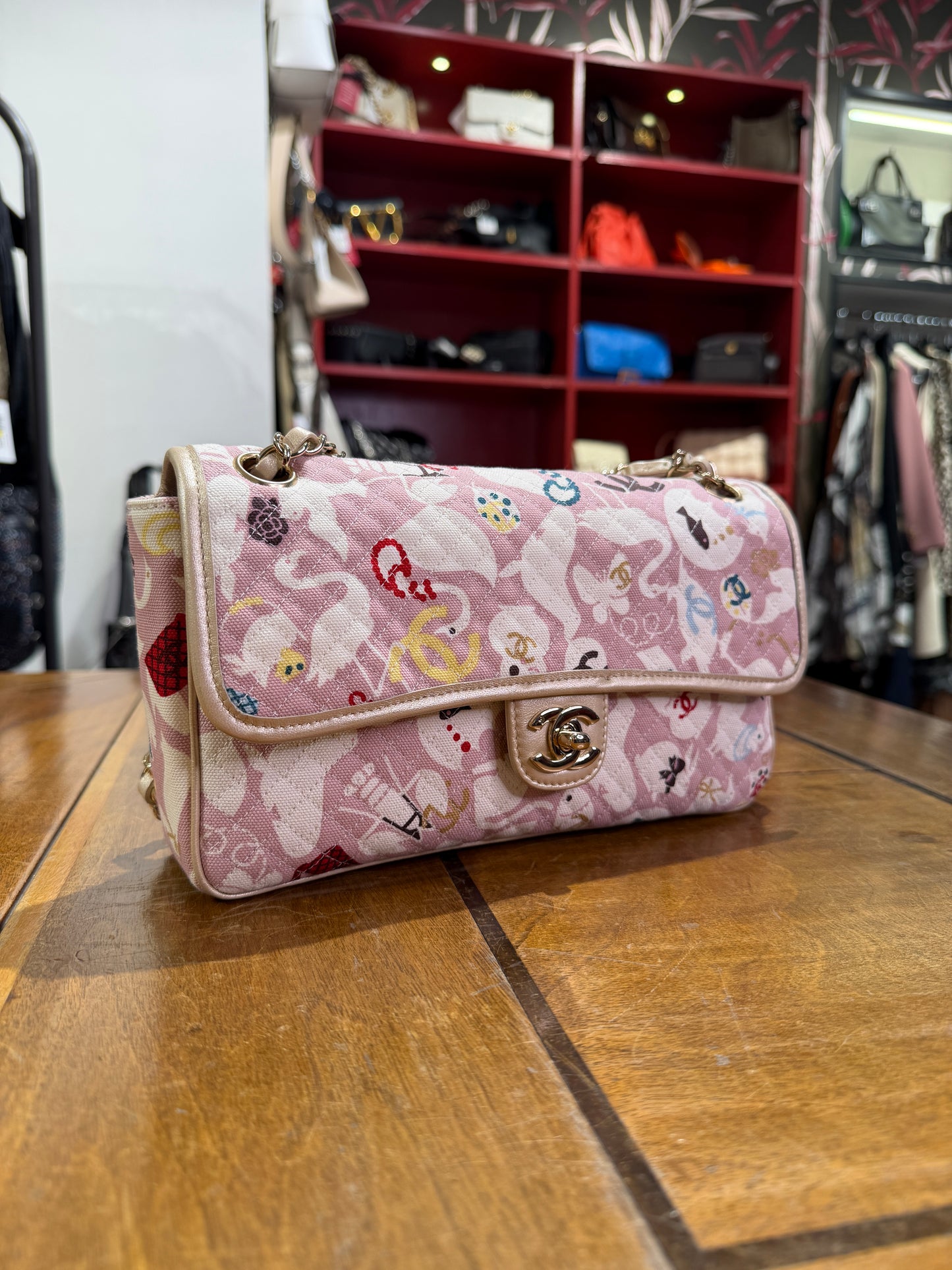 Chanel timeless flap Baby Animals spring 2007 -  lesleyluxuryvintage