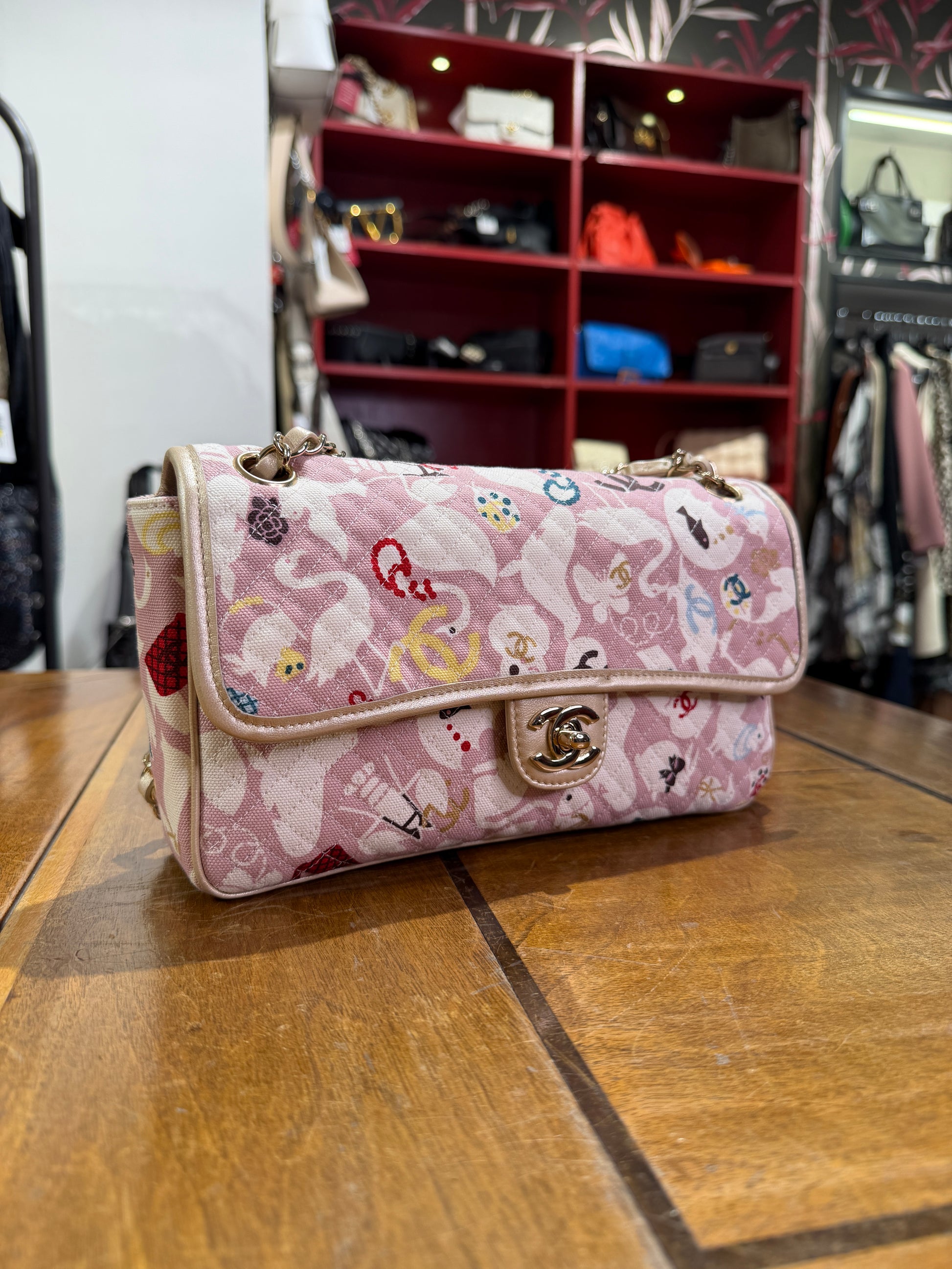 Chanel timeless flap Baby Animals spring 2007 -  lesleyluxuryvintage