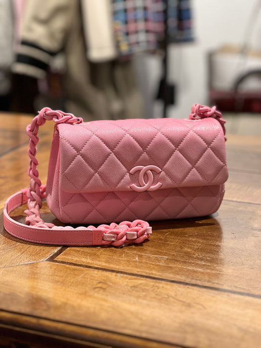 Chanel Mini Flap Bag Pink Ombre