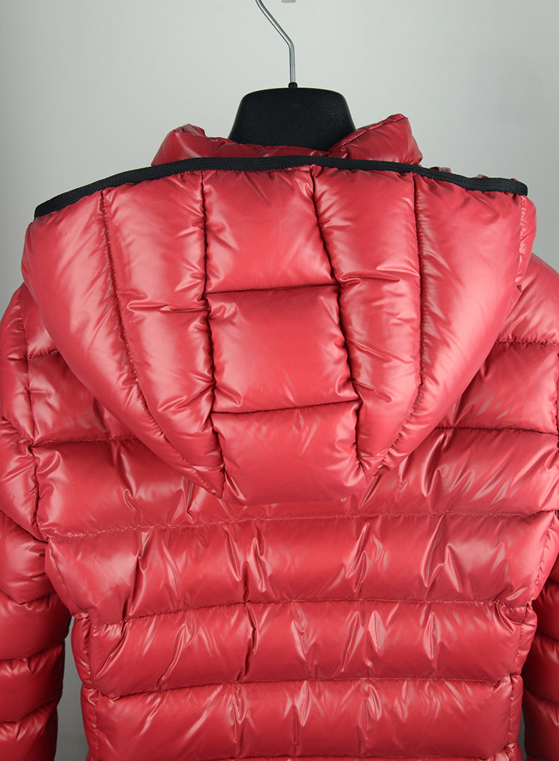 Moncler Red down jacket with hood - Size. 40