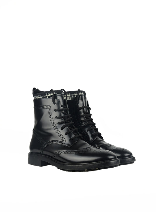 Dior Duilio amphibians in black leather - N. 39