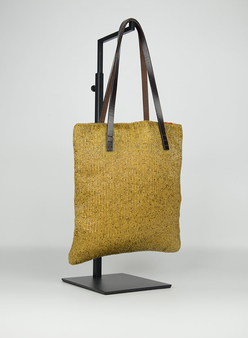 Fendi Tote bage with gold beads