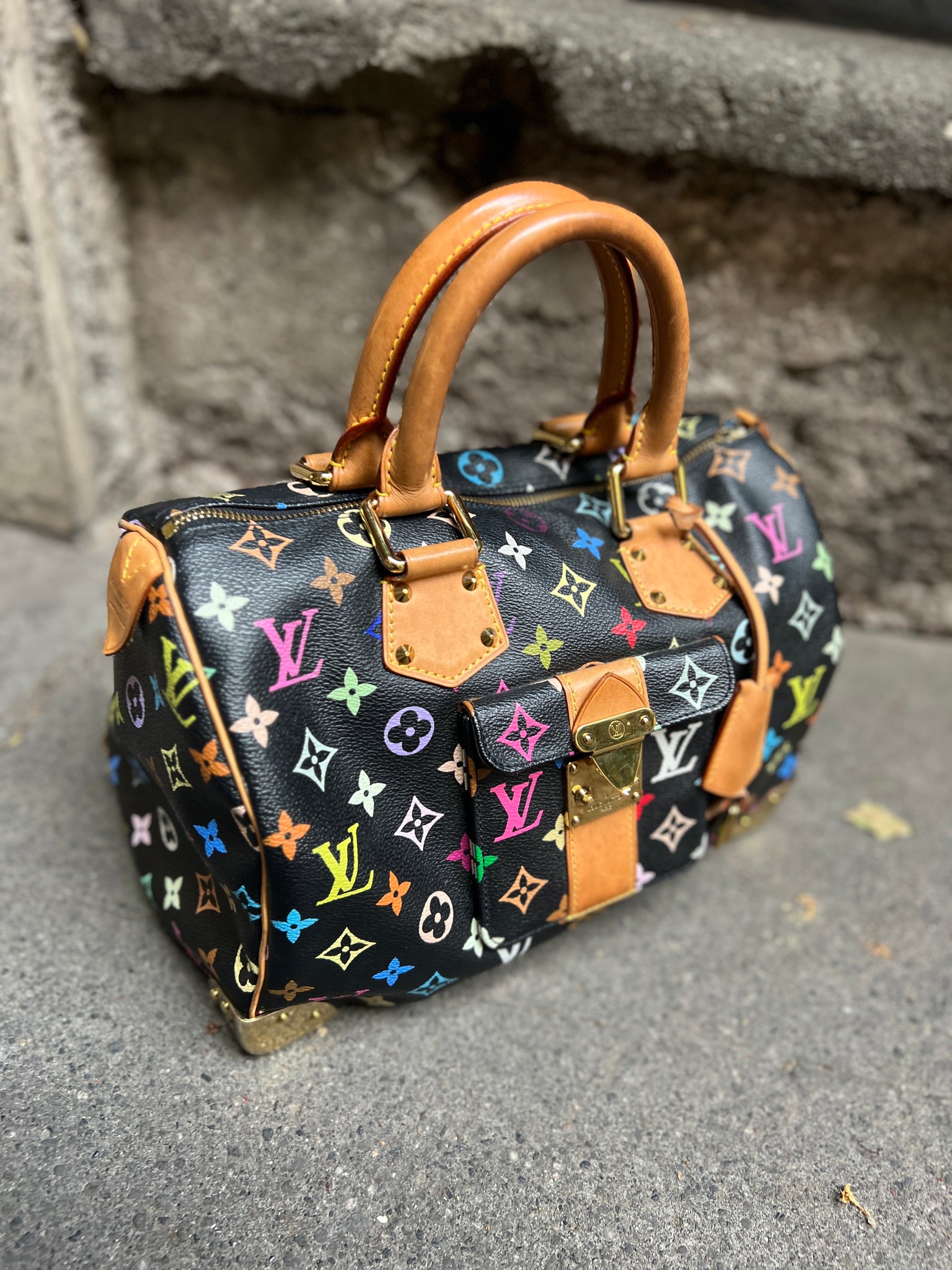 Louis Vuitton Speedy 30 multicolor – lesleyluxuryvintage