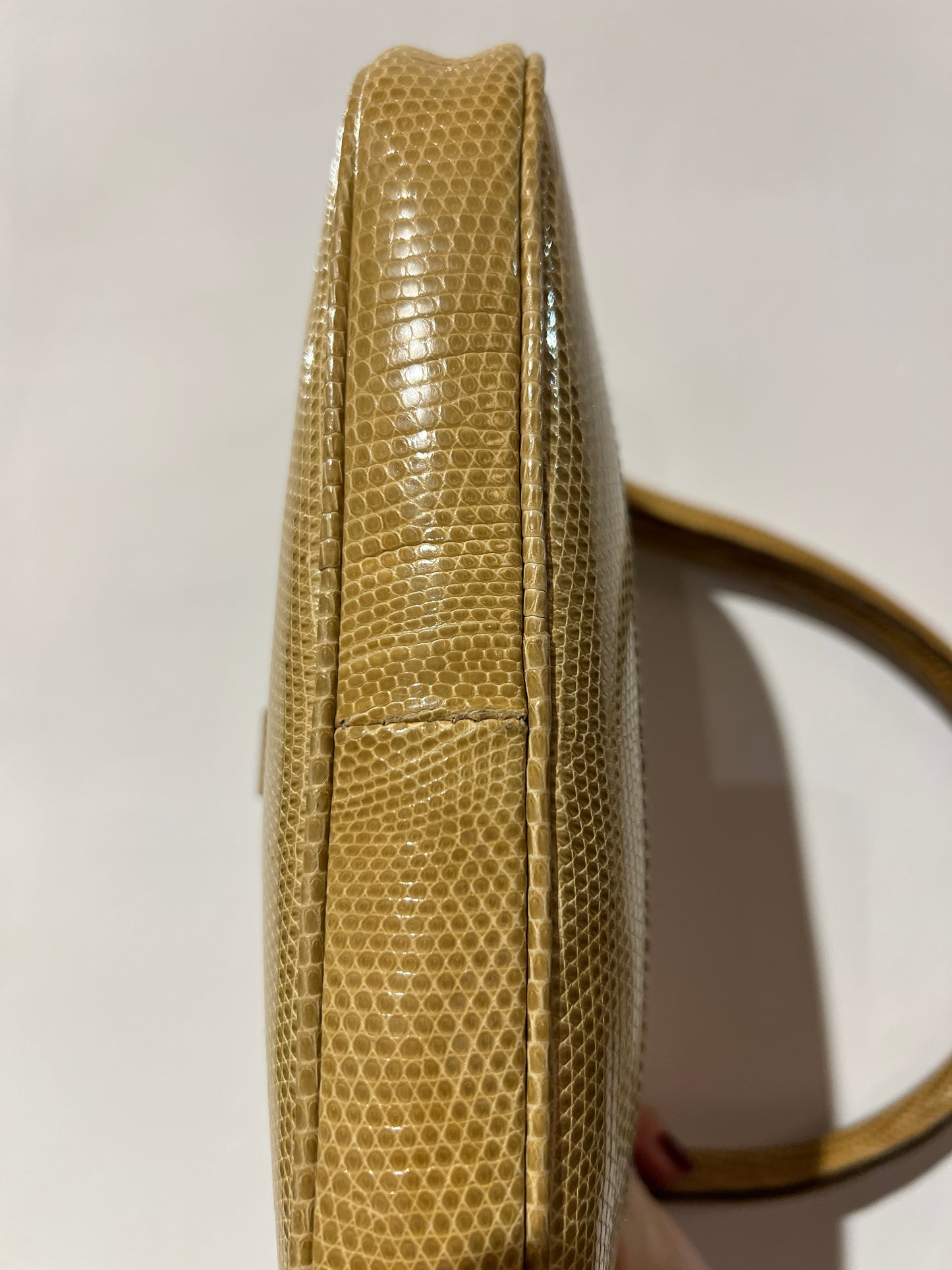 Gucci borsina Vintage lizard avana