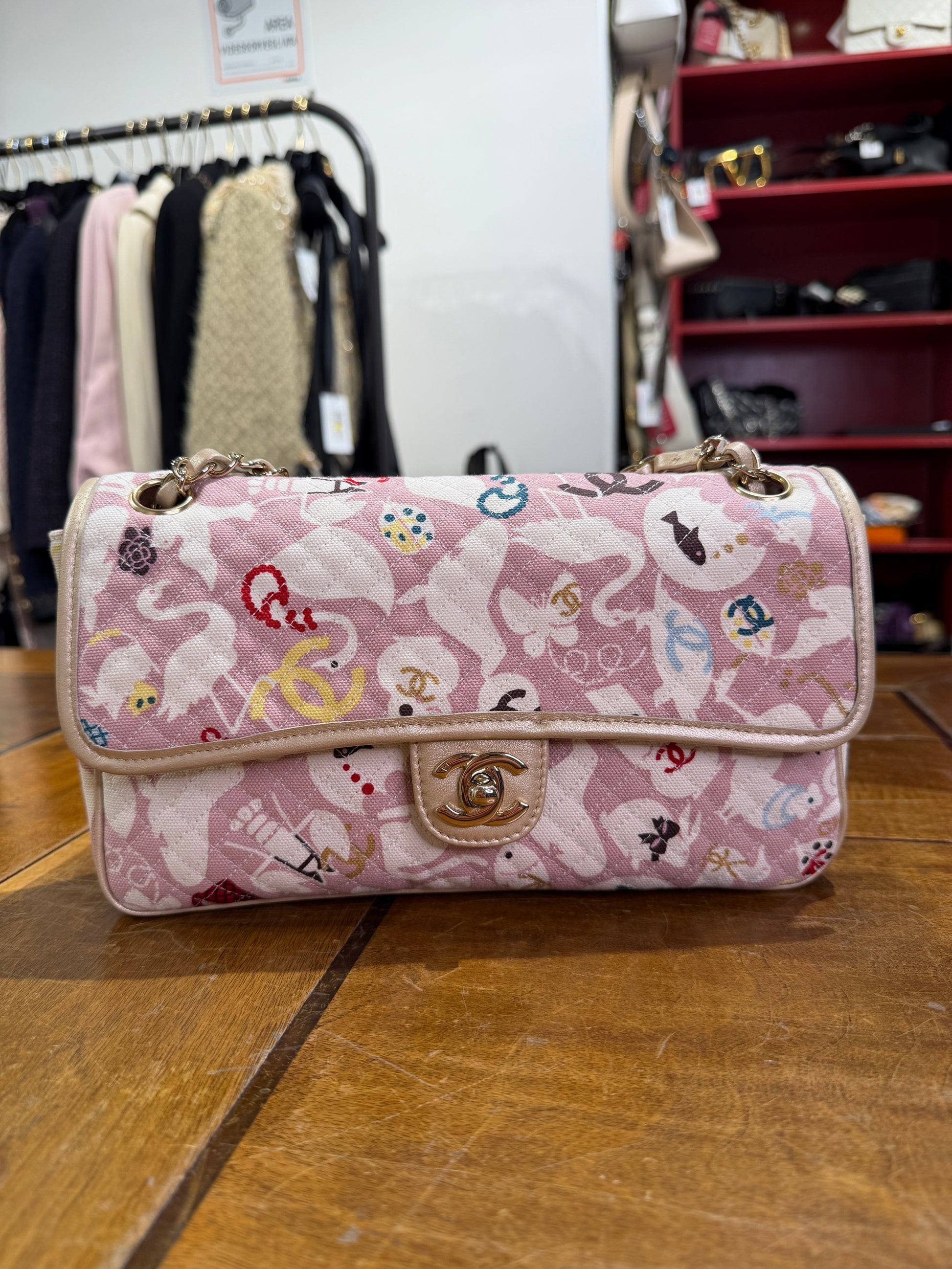 Chanel timeless flap Baby Animals spring 2007 -  lesleyluxuryvintage