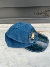 Load image into Gallery viewer, Gucci blue suede hat
