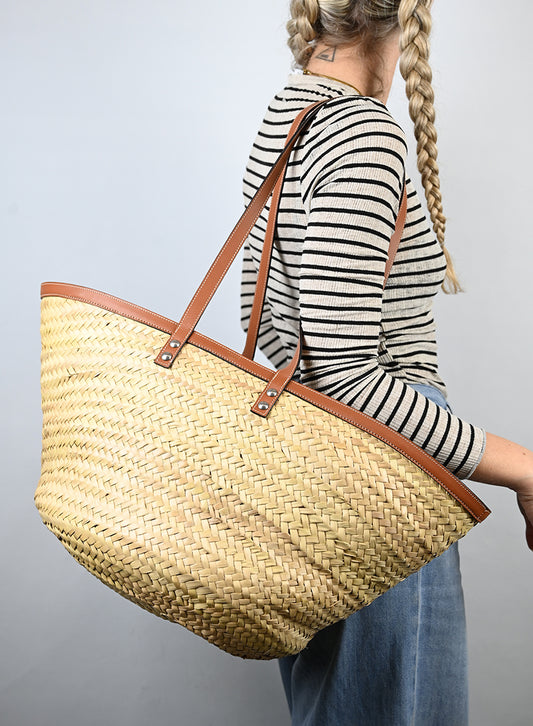 Celine Borsa a spalla in rafia -  lesleyluxuryvintage