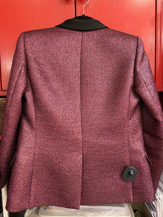 Saint Laurent giacca rosa lurex -  lesleyluxuryvintage