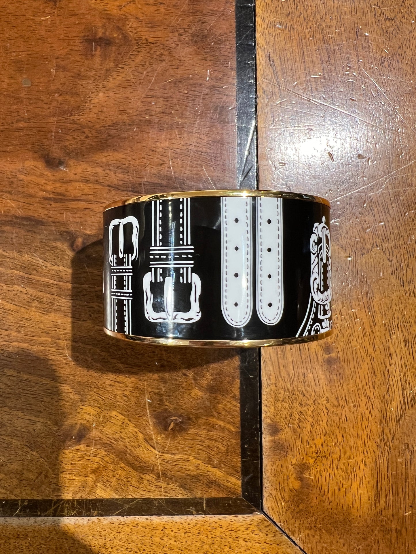 Hermès bracciale smaltato fibbie