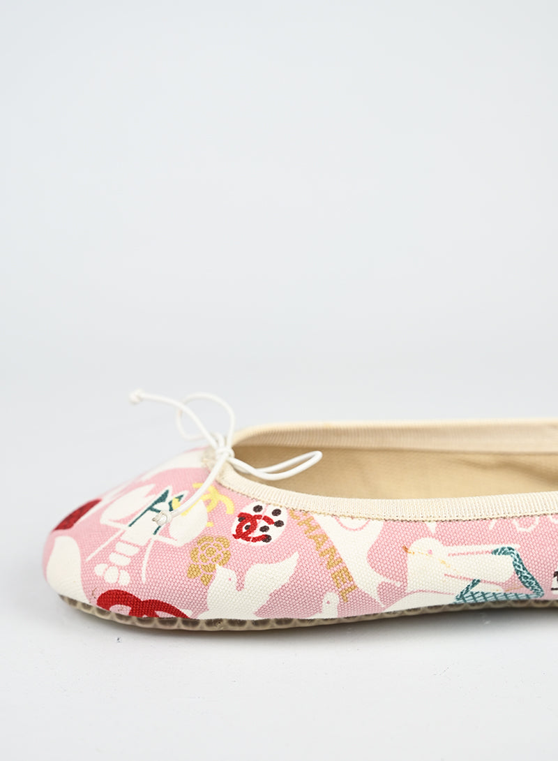 Chanel Ballerine tessuto fantasia - N. 40