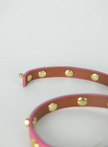 Tory Burch Pink leather bracelet
