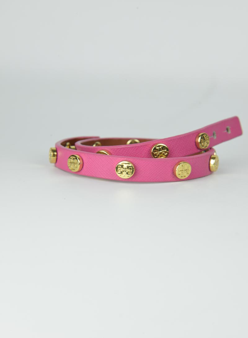 Tory Burch Pink leather bracelet