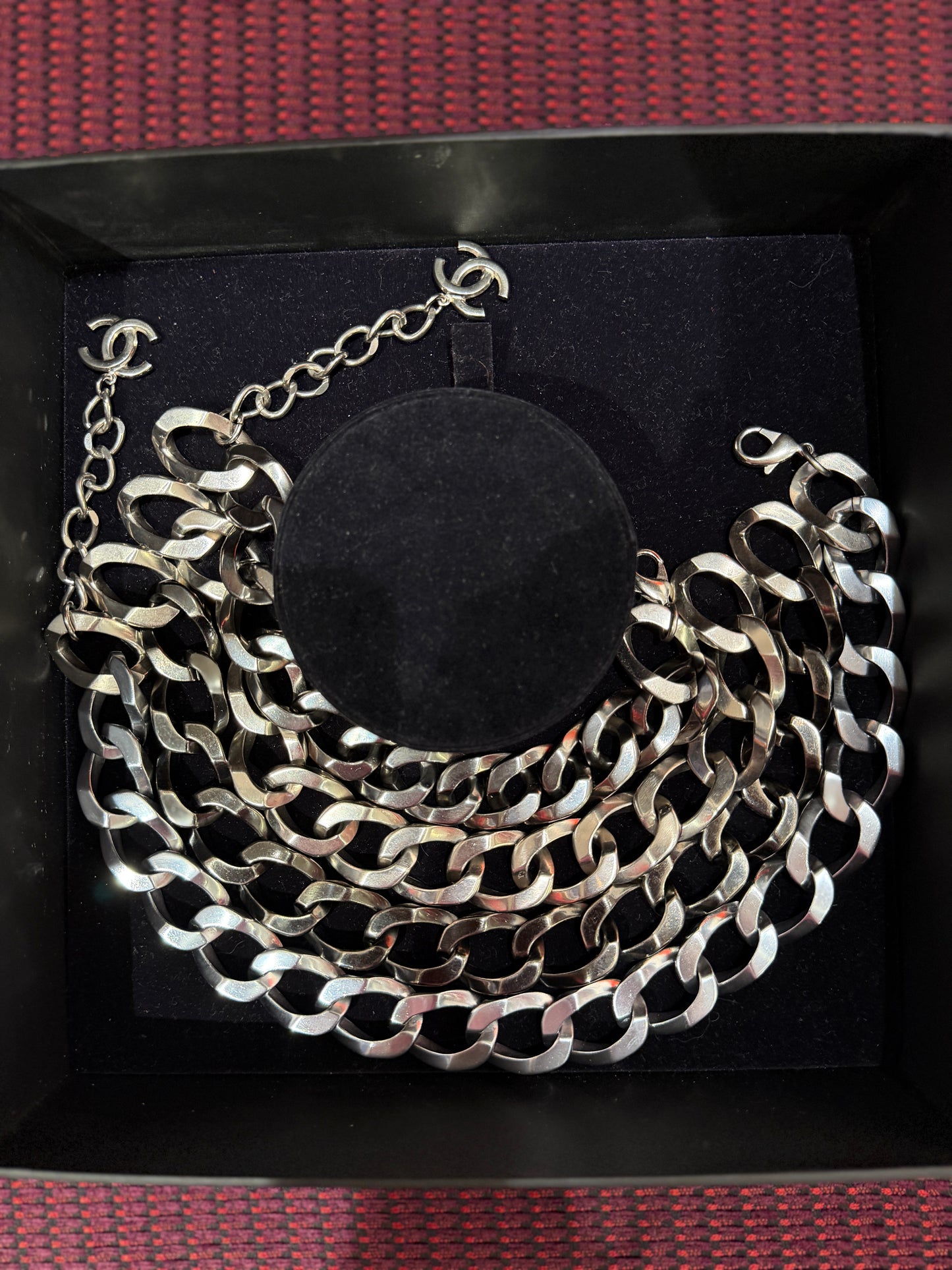 Chanel collana catene RTW F2013