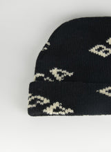 Load image into Gallery viewer, Balenciaga Cappello in lana nero con scritte
