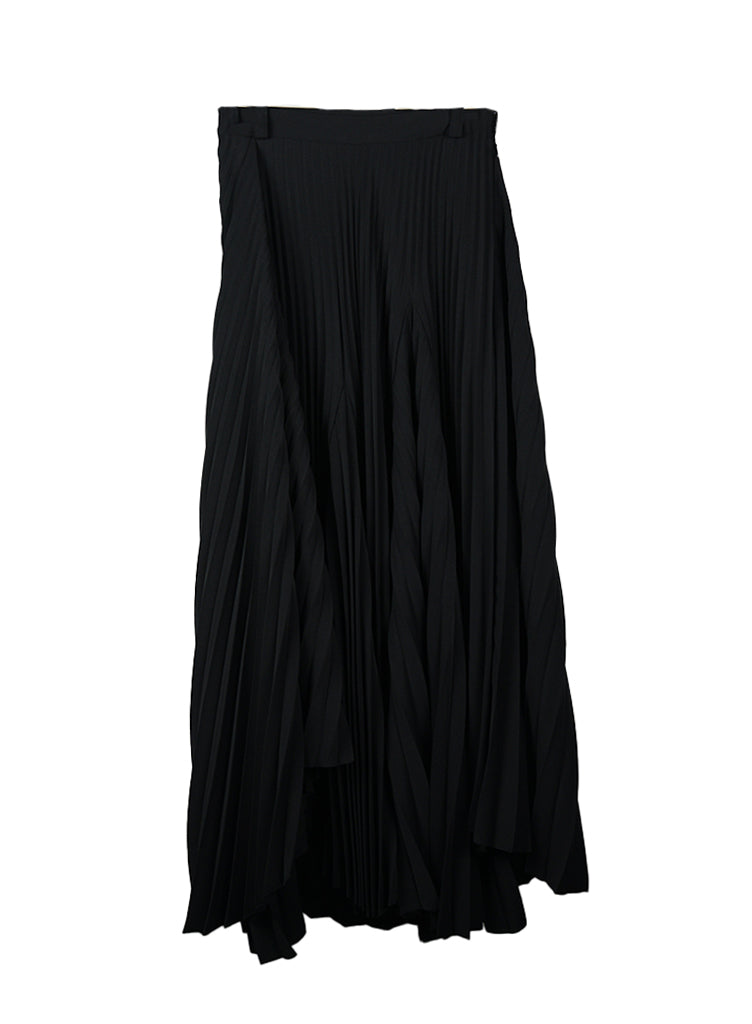 Balenciaga Black pleated midi skirt - Size. 38