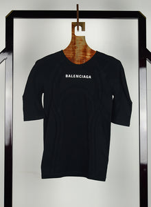 Balenciaga T-shirt in black technical fabric - Size. M