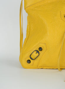 Balenciaga City handbag in yellow leather