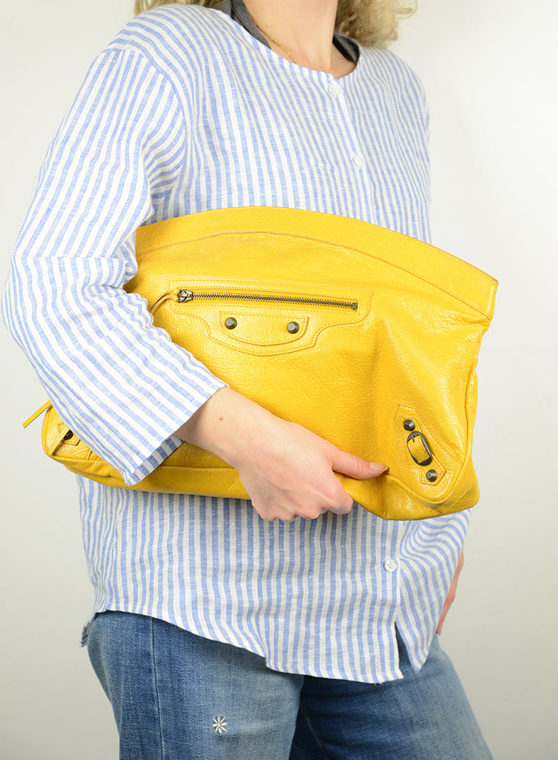 Yellow City handbag