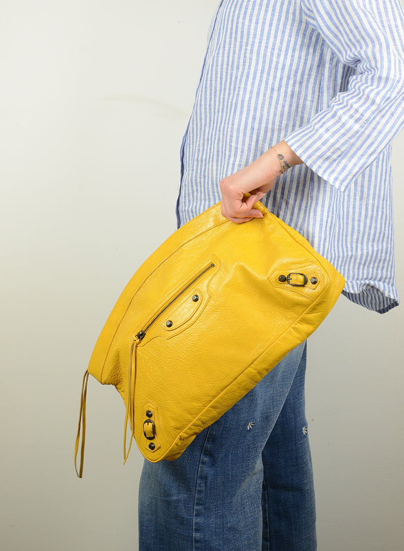 Yellow City handbag