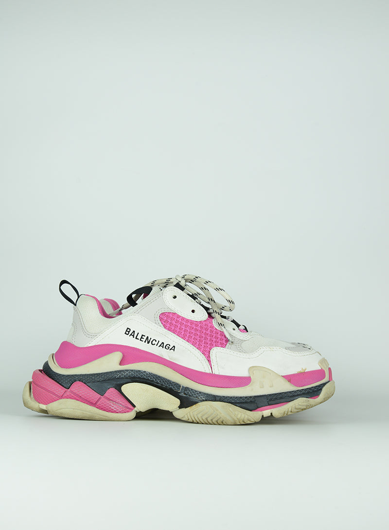 Balenciaga Sneakers Triple S rosa - N-