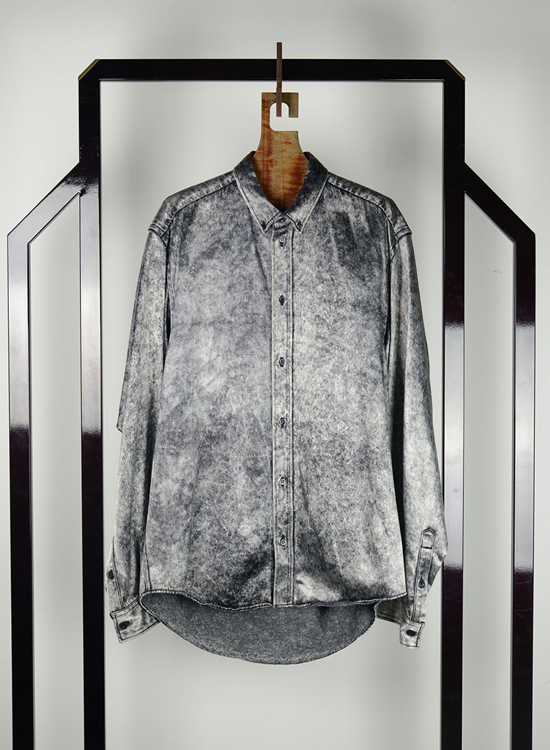 Balenciaga Oversized silver shirt - Size. 46