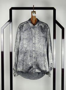 Balenciaga Camicia oversize argento - Tg. 46