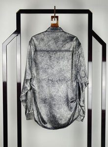Balenciaga Oversized silver shirt - Size. 46
