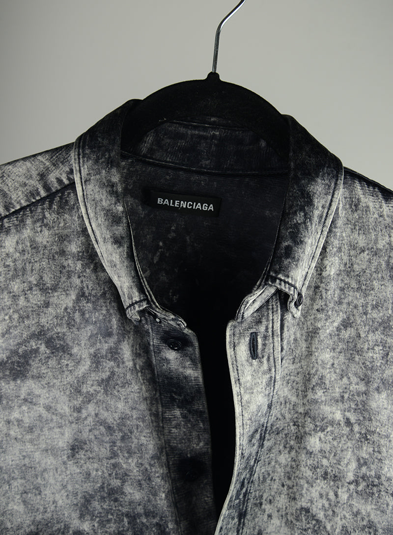 Balenciaga Oversized silver shirt - Size. 46