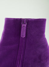 Load image into Gallery viewer, Balenciaga Purple velvet ankle boots - N. 39

