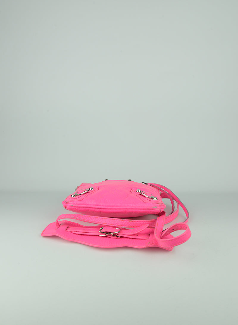 Balenciaga Borsina in pelle rosa fucsia