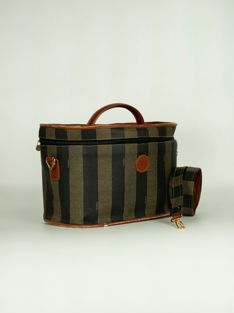 Fendi Beauty Case in striped fabric