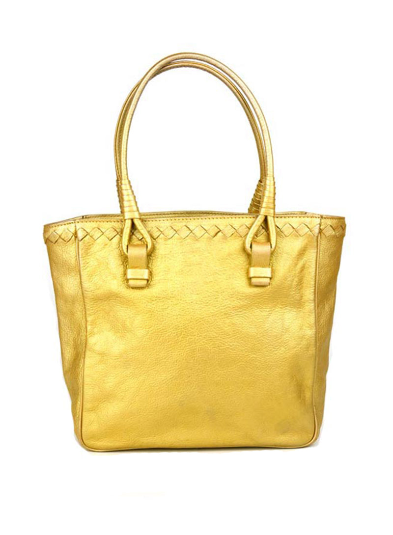 Bottega Veneta Borsa in pelle oro