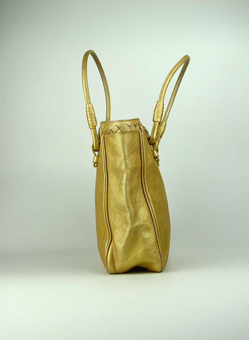 Bottega Veneta Borsa in pelle oro