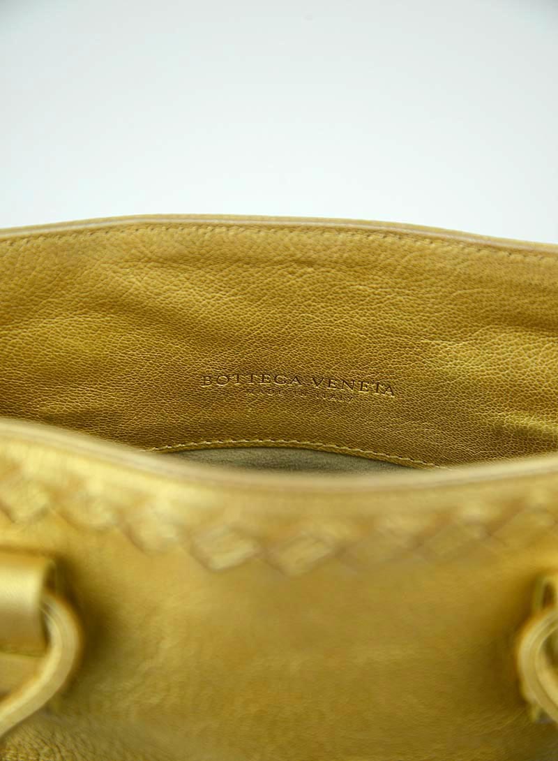 Bottega Veneta Borsa in pelle oro