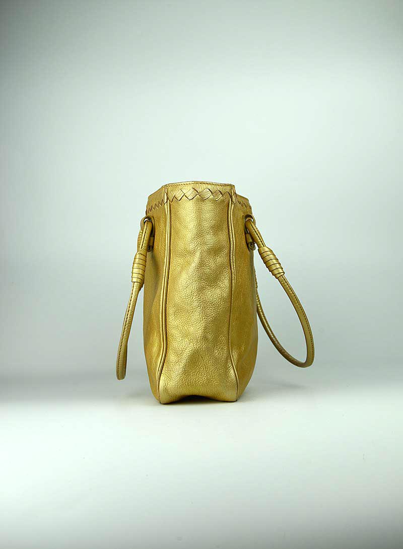 Bottega Veneta Borsa in pelle oro