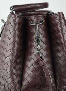 Bottega Veneta Roma bag in burgundy leather
