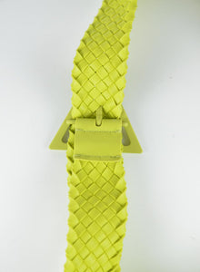 Bottega Veneta Yellow Triang belt