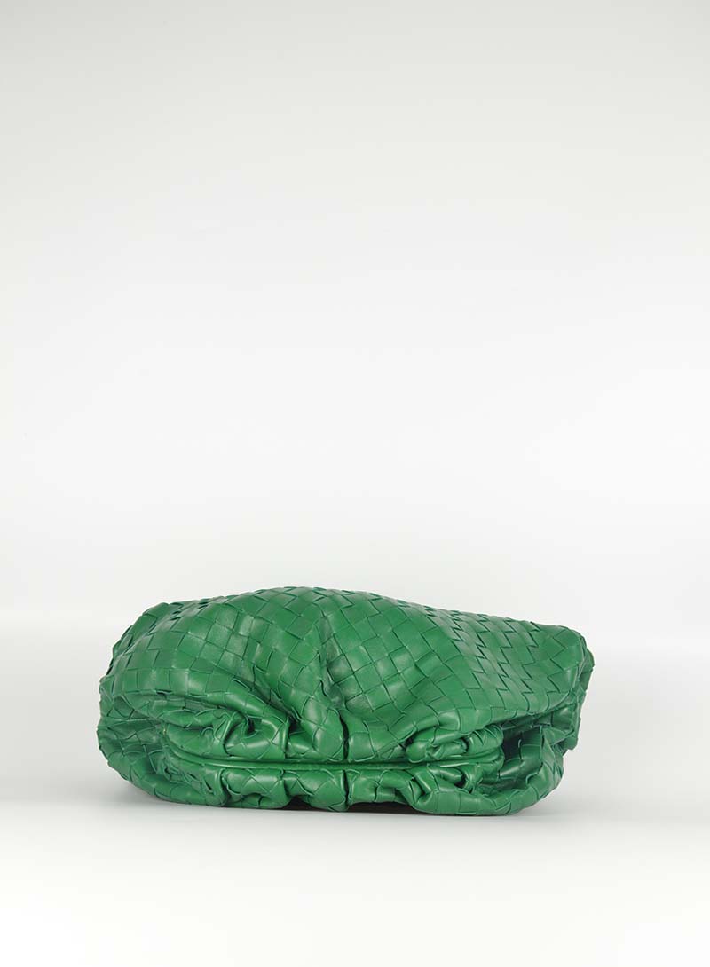 Bottega Veneta Pouch in pelle intrecciata verde