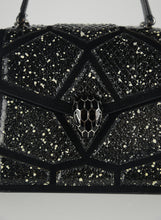 Load image into Gallery viewer, Bulgari Serpenti handbag in black suede
