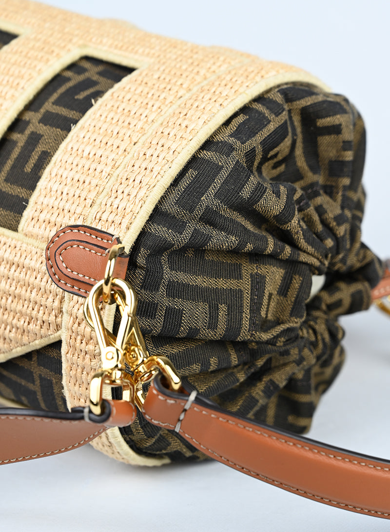 Fendi Borsa Step-out in rafia -  lesleyluxuryvintage