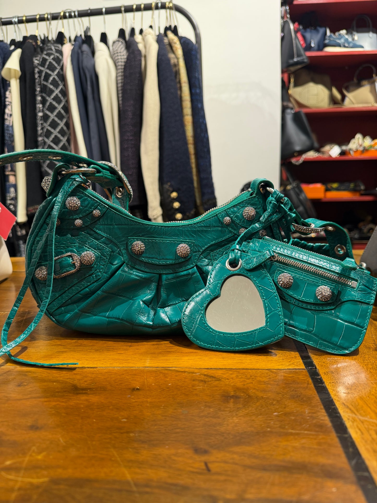 Balenciaga Cagole verde