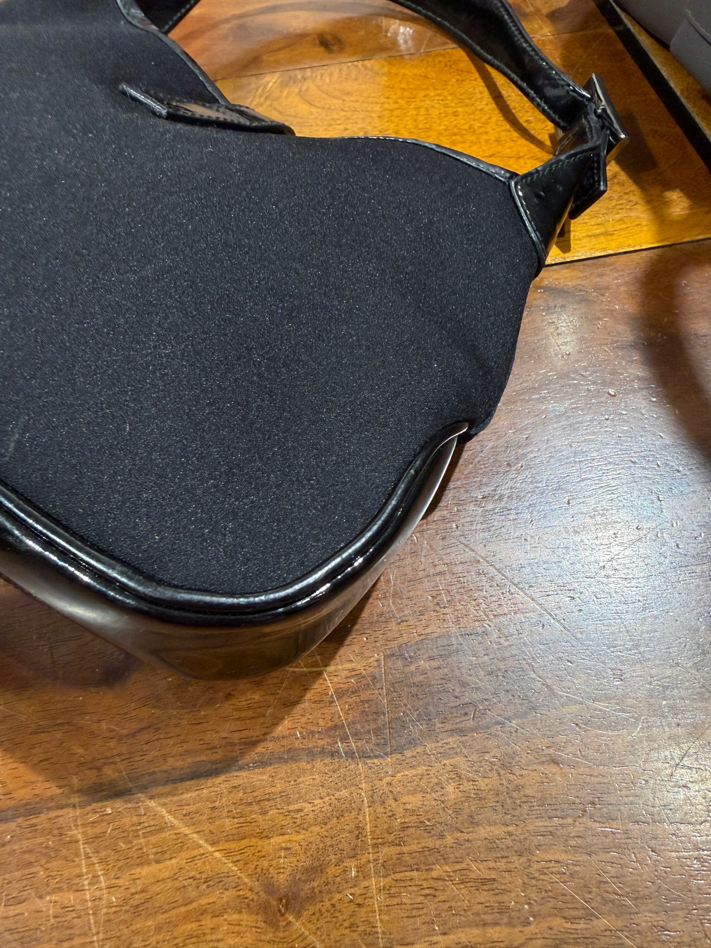 Gucci borsina Jackie tessuto nero