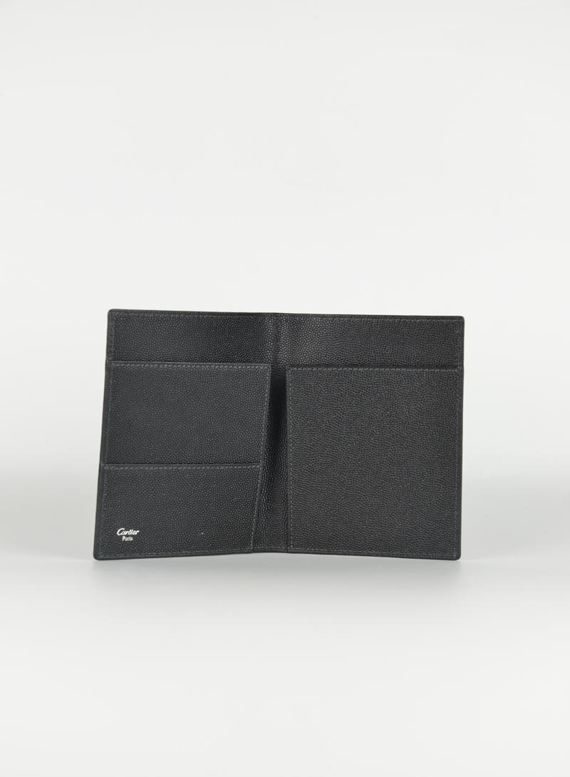 Cartier Passport holder in black leather