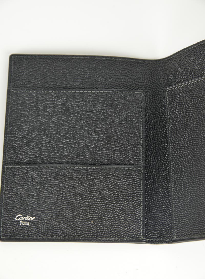 Cartier Passport holder in black leather