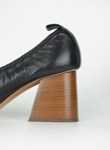 Celine Décolléte in pelle nera morbida - N. 39 ½