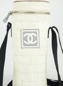 Chanel Porta borraccia in nylon bianco