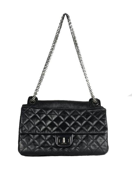 Chanel Borsa Inchiostro in pelle matelassé nera