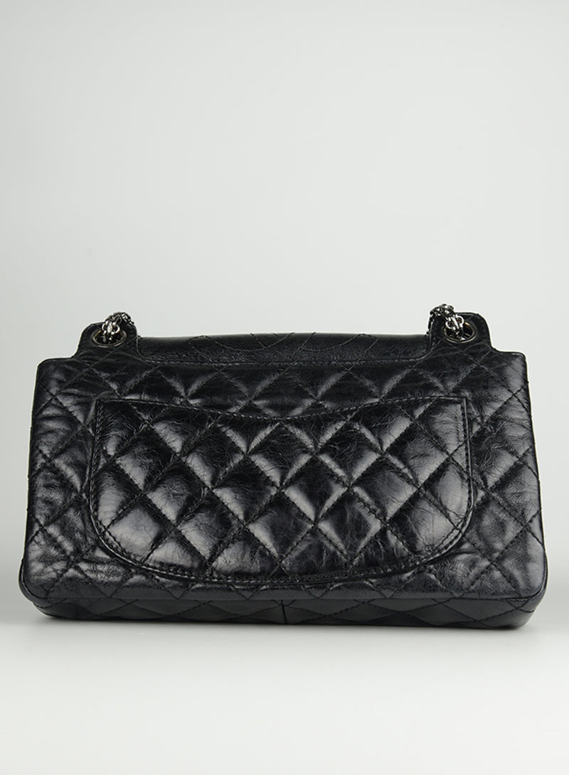 Chanel Inchiostro bag in black matelassé leather